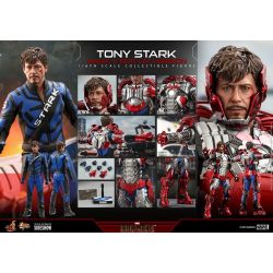 Tony Stark Hot Toys figure Mark V Suit Up MMS599 (Iron man 2)