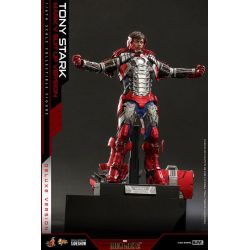 Figurine Tony Stark Hot Toys Mark V Suit Up Deluxe MMS600 (Iron Man 2)