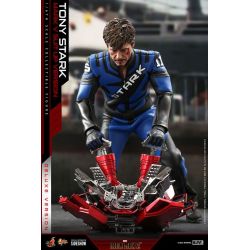 Figurine Tony Stark Hot Toys Mark V Suit Up Deluxe MMS600 (Iron Man 2)