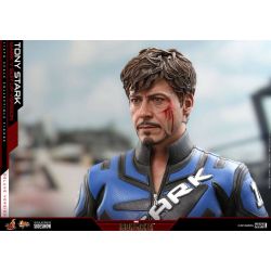 Figurine Tony Stark Hot Toys Mark V Suit Up Deluxe MMS600 (Iron Man 2)
