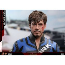Figurine Tony Stark Hot Toys Mark V Suit Up Deluxe MMS600 (Iron Man 2)