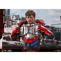 Figurine Tony Stark Hot Toys Mark V Suit Up Deluxe MMS600 (Iron Man 2)