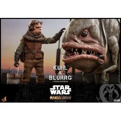 Figurine Kuiil and Blurrg Hot Toys TMS049 (Star Wars The Mandalorian)