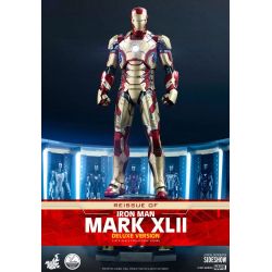 Figurine Iron Man Mark XLII Hot Toys Deluxe QS008 (Iron Man 3)