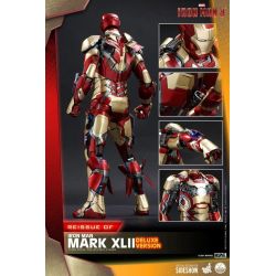 Figurine Iron Man Mark XLII Hot Toys Deluxe QS008 (Iron Man 3)
