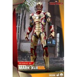 Figurine Iron Man Mark XLII Hot Toys Deluxe QS008 (Iron Man 3)