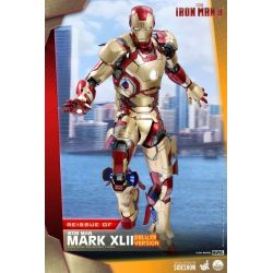 Figurine Iron Man Mark XLII Hot Toys Deluxe QS008 (Iron Man 3)