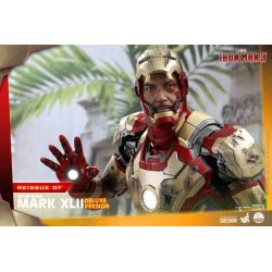 Figurine Iron Man Mark XLII Hot Toys Deluxe QS008 (Iron Man 3)