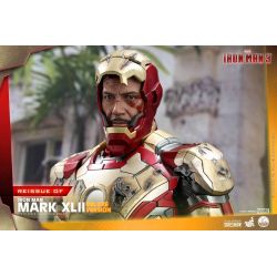 Figurine Iron Man Mark XLII Hot Toys Deluxe QS008 (Iron Man 3)