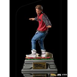 Marty McFly Iron Studios Art Scale statue on Hoverboard (Back to the future 2)