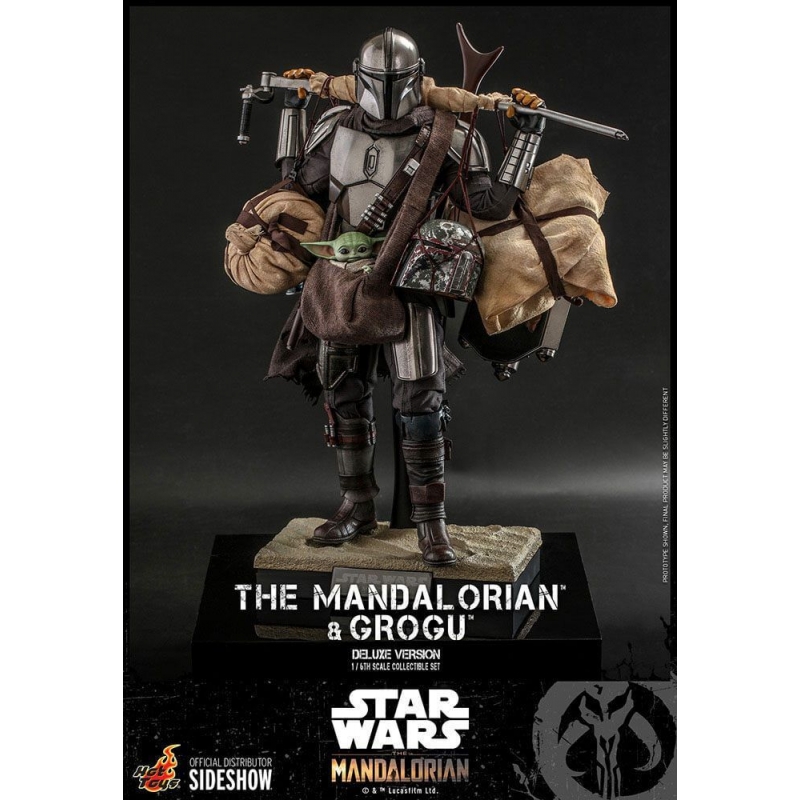 hot toys the mandalorian and grogu