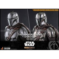 The Mandalorian and Grogu Hot Toys figures Deluxe TMS052 (Star Wars The Mandalorian)