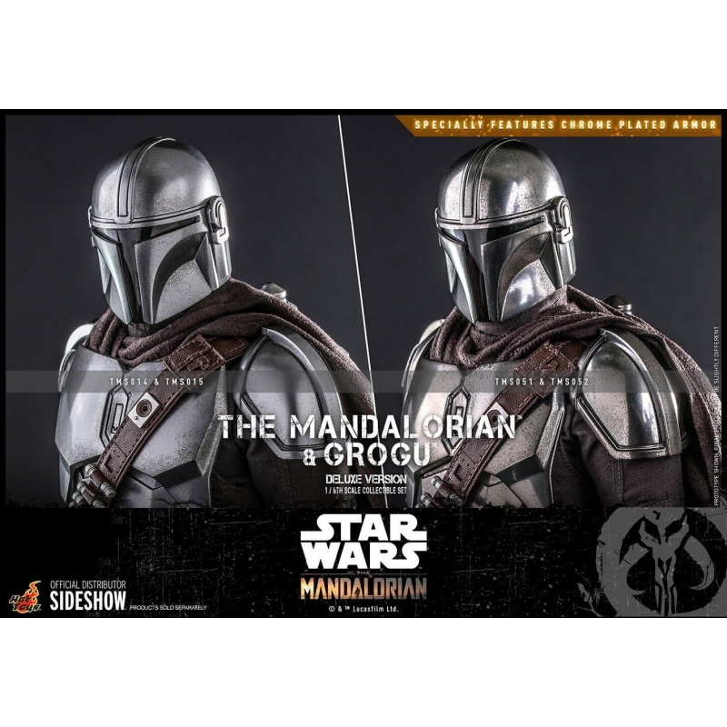 hot toys the mandalorian and grogu
