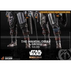 Figurines The Mandalorian et Grogu Hot Toys Deluxe TMS052 (Star Wars The Mandalorian)