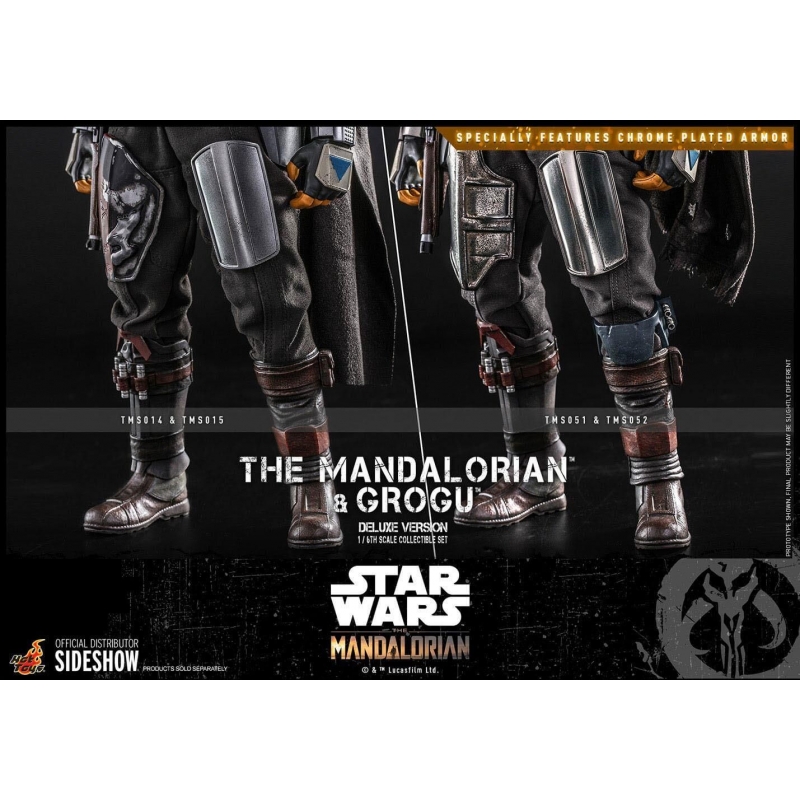 hot toys mandalorian and grogu deluxe