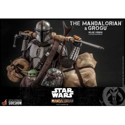 The Mandalorian and Grogu Hot Toys figures Deluxe TMS052 (Star Wars The Mandalorian)