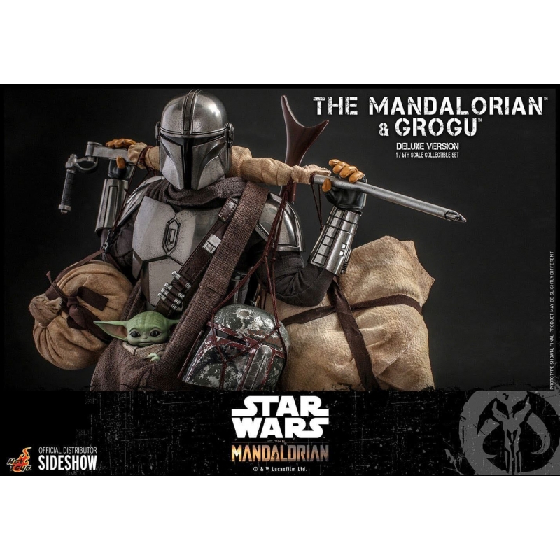 hot toys mandalorian and grogu deluxe