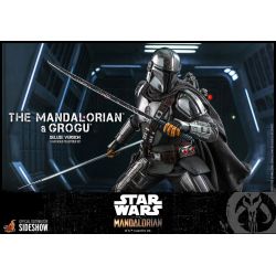 The Mandalorian and Grogu Hot Toys figures Deluxe TMS052 (Star Wars The Mandalorian)