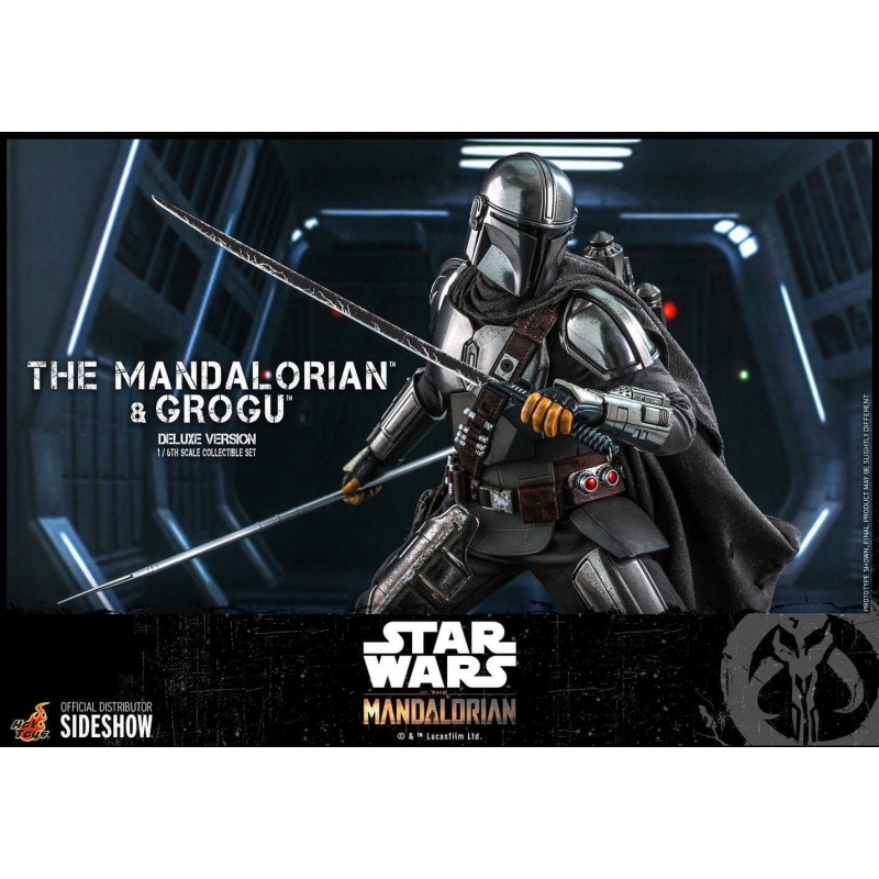hot toys the mandalorian and grogu