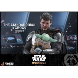 The Mandalorian and Grogu Hot Toys figures Deluxe TMS052 (Star Wars The Mandalorian)