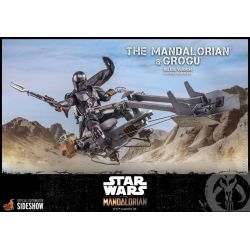 Figurines The Mandalorian et Grogu Hot Toys Deluxe TMS052 (Star Wars The Mandalorian)