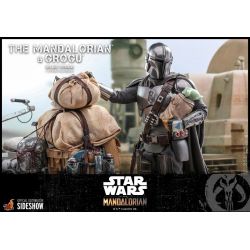 The Mandalorian and Grogu Hot Toys figures Deluxe TMS052 (Star Wars The Mandalorian)