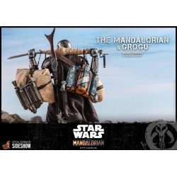 The Mandalorian and Grogu Hot Toys figures Deluxe TMS052 (Star Wars The Mandalorian)