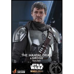 The Mandalorian and Grogu Hot Toys figures Deluxe TMS052 (Star Wars The Mandalorian)