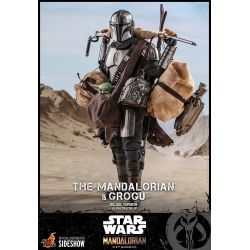 The Mandalorian and Grogu Hot Toys figures Deluxe TMS052 (Star Wars The Mandalorian)