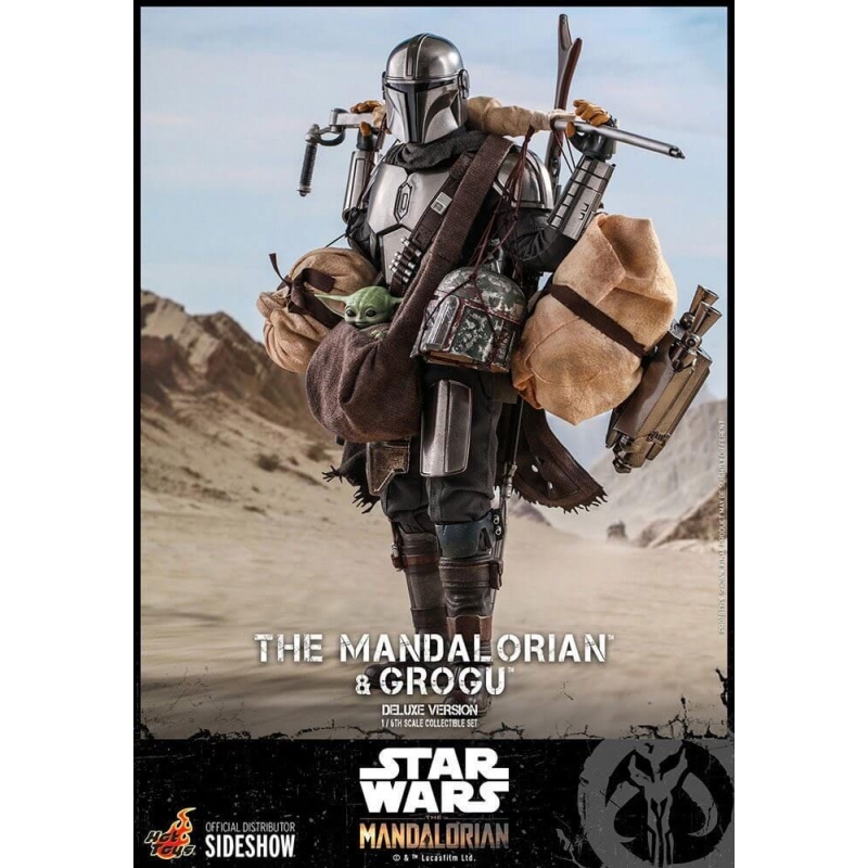 hot toys the mandalorian and grogu