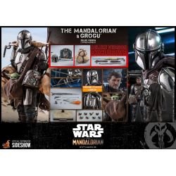 The Mandalorian and Grogu Hot Toys figures Deluxe TMS052 (Star Wars The Mandalorian)