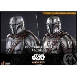 Figurines The Mandalorian et Grogu Hot Toys TMS051 (Star Wars The Mandalorian)