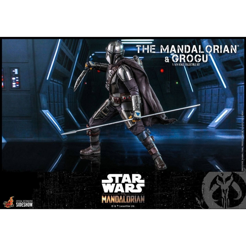 hot toys the mandalorian and grogu