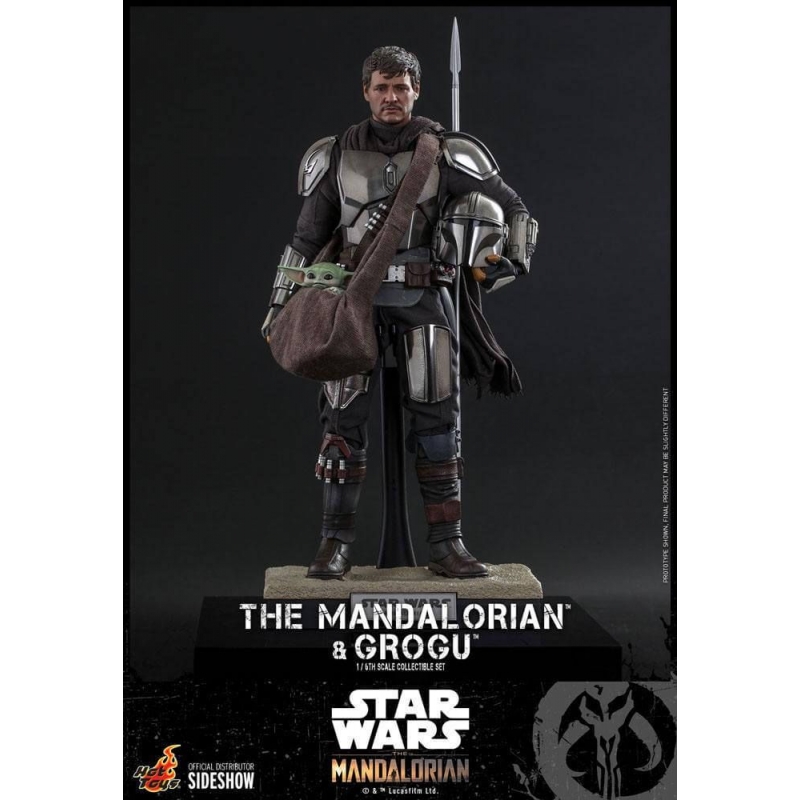hot toys the mandalorian and grogu