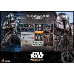 Figurines The Mandalorian et Grogu Hot Toys TMS051 (Star Wars The Mandalorian)