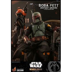 Figurine Boba Fett (repaint armor) Hot Toys TMS055 (Star Wars The Mandalorian)