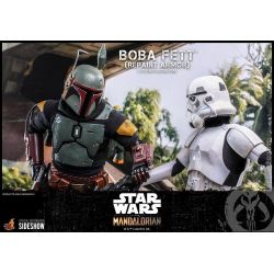 Boba Fett (repaint armor) Hot Toys figure TMS055 (Star Wars The Mandalorian)