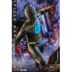 Spider-Man Black & Gold suit Hot Toys figure MMS604 (Spider-Man no way home)