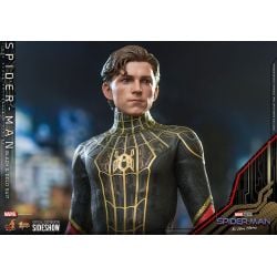 Spider-Man Black & Gold suit Hot Toys figure MMS604 (Spider-Man no way home)