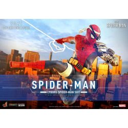 Spider-Man Cyborg Suit Hot Toys figure Toy Fair Exclusive VGM51 (Marvel's Spider-Man)