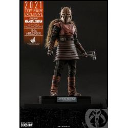 The Armorer Hot Toys figure TMS044 Toy Fair (Star Wars The Mandalorian)