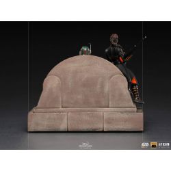 Figurines Boba Fett et Fennec Iron Studios Deluxe Art Scale (Star Wars : The Mandalorian)