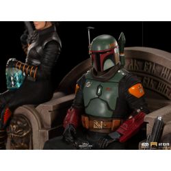 Figurines Boba Fett et Fennec Iron Studios Deluxe Art Scale (Star Wars : The Mandalorian)