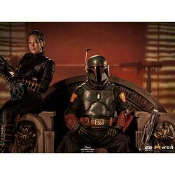 Boba Fett and Fennec Iron Studios Deluxe Art Scale figures (Star Wars : The Mandalorian)