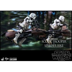 Figurine Scout Trooper et Speeder Bike Hot Toys MMS612 (Star Wars Le Retour du Jedi)