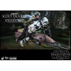 Figurine Scout Trooper et Speeder Bike Hot Toys MMS612 (Star Wars Le Retour du Jedi)