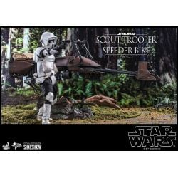 Scout Trooper and Speeder Bike Hot Toys figure MMS612 (Star Wars Return of the Jedi)
