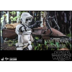 Figurine Scout Trooper et Speeder Bike Hot Toys MMS612 (Star Wars Le Retour du Jedi)