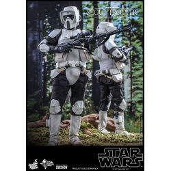 Figurine Scout Trooper Hot Toys MMS611 (Star Wars Le Retour du Jedi)