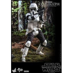 Figurine Scout Trooper Hot Toys MMS611 (Star Wars Le Retour du Jedi)